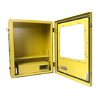 Isıtma Sistemi ile Sarı Açık Duvara Monte Alarm AED Kabine