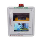 Video Ekranlı ve Alarm Sistemli Metal Çerçeve Duvara Monte AED Defibrilatör Dolabı