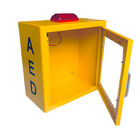 Strobe Işıklı Sarı Renkli Alarmlı AED Defibrilatör Kabinleri