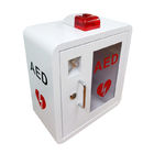 Evrensel Kapalı Beyaz Metal Alarmlı AED Defibrilatör Duvar Dolabı