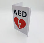 Açık Akıllı İlkyardım İstasyonu İçin Plastik AED Duvar Burcu V Şekli