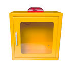 Strobe Işıklı Sarı Renkli Alarmlı AED Defibrilatör Kabinleri
