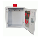 Evrensel Kapalı Beyaz Metal Alarmlı AED Defibrilatör Duvar Dolabı