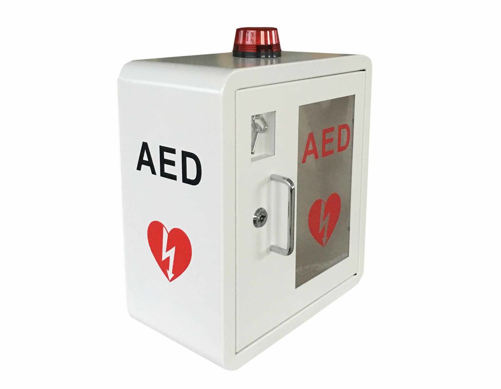 Kavisli Köşe AED Defibrilatör Duvara Monte Kutusu İç İçin Yüksek Güvenlik