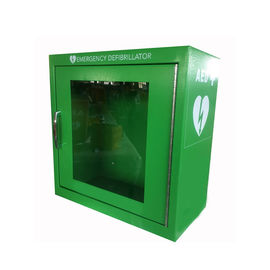 Alarmlı / Alarmsız Özelleştirilmiş Metal Malzeme AED Defibrilatör Kabinleri